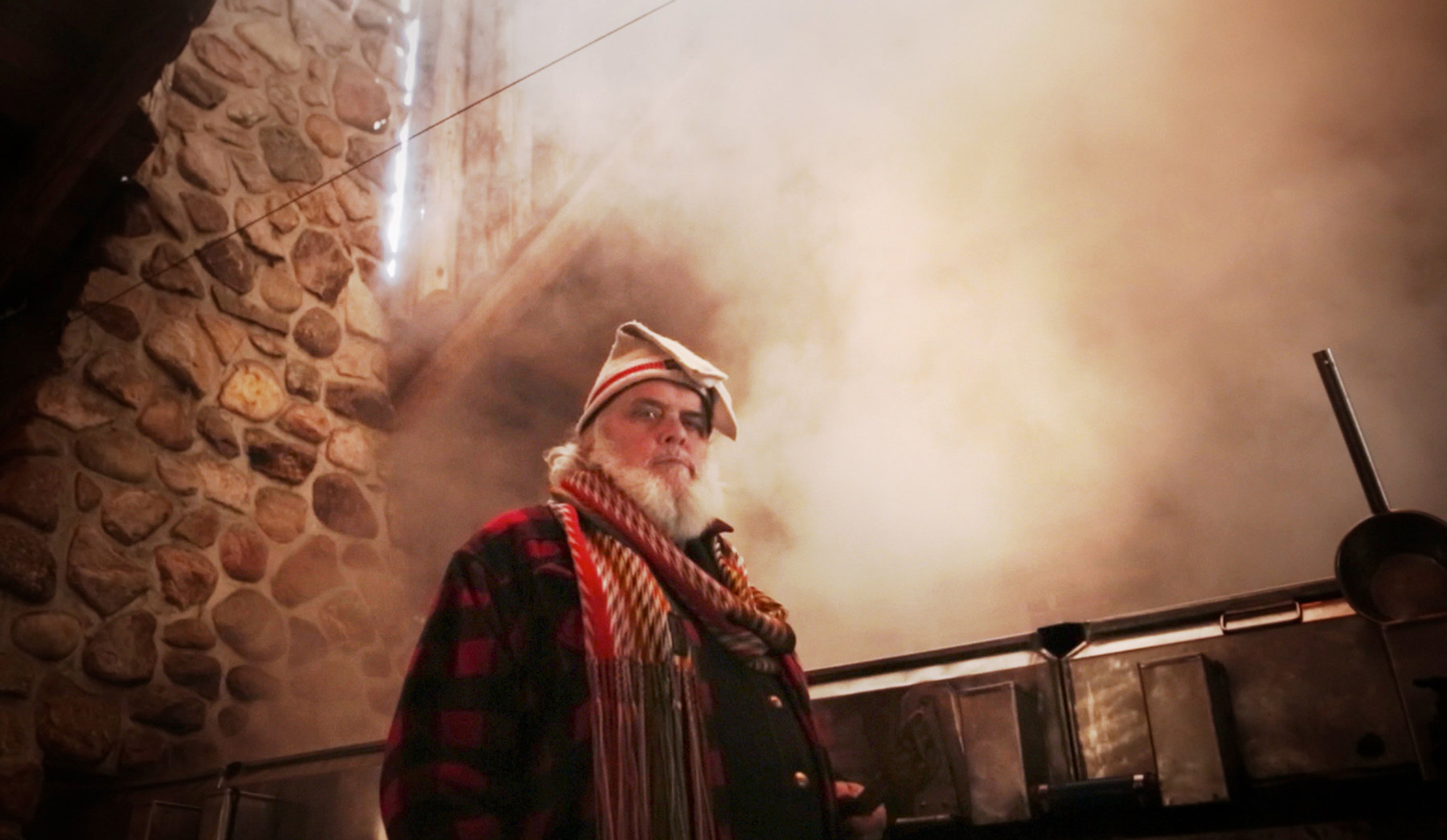 Maple Syrup Mayhem — a sugar shack operator in steam